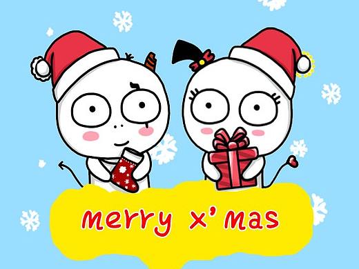 俏吾酱圣诞插图