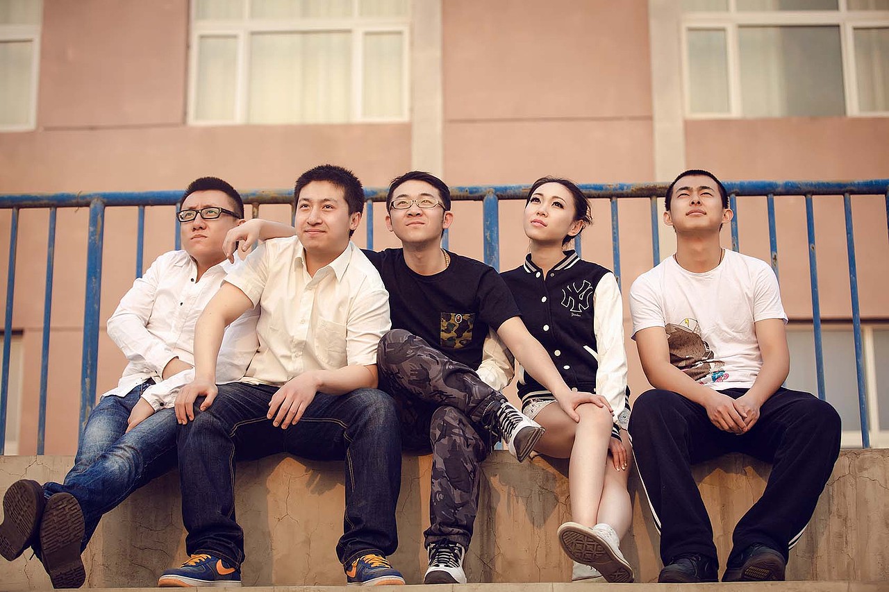 同桌的你婚纱照 其实没穿婚纱