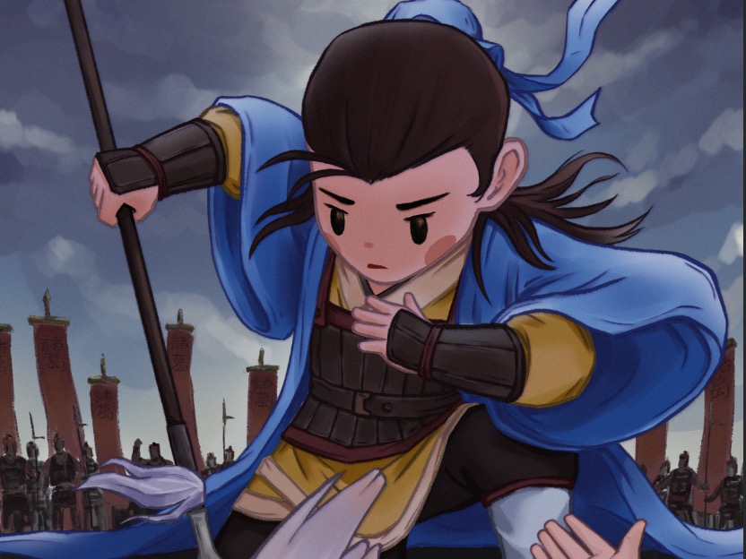 季汉辅臣赞小姜维_程否站酷ZCOOL