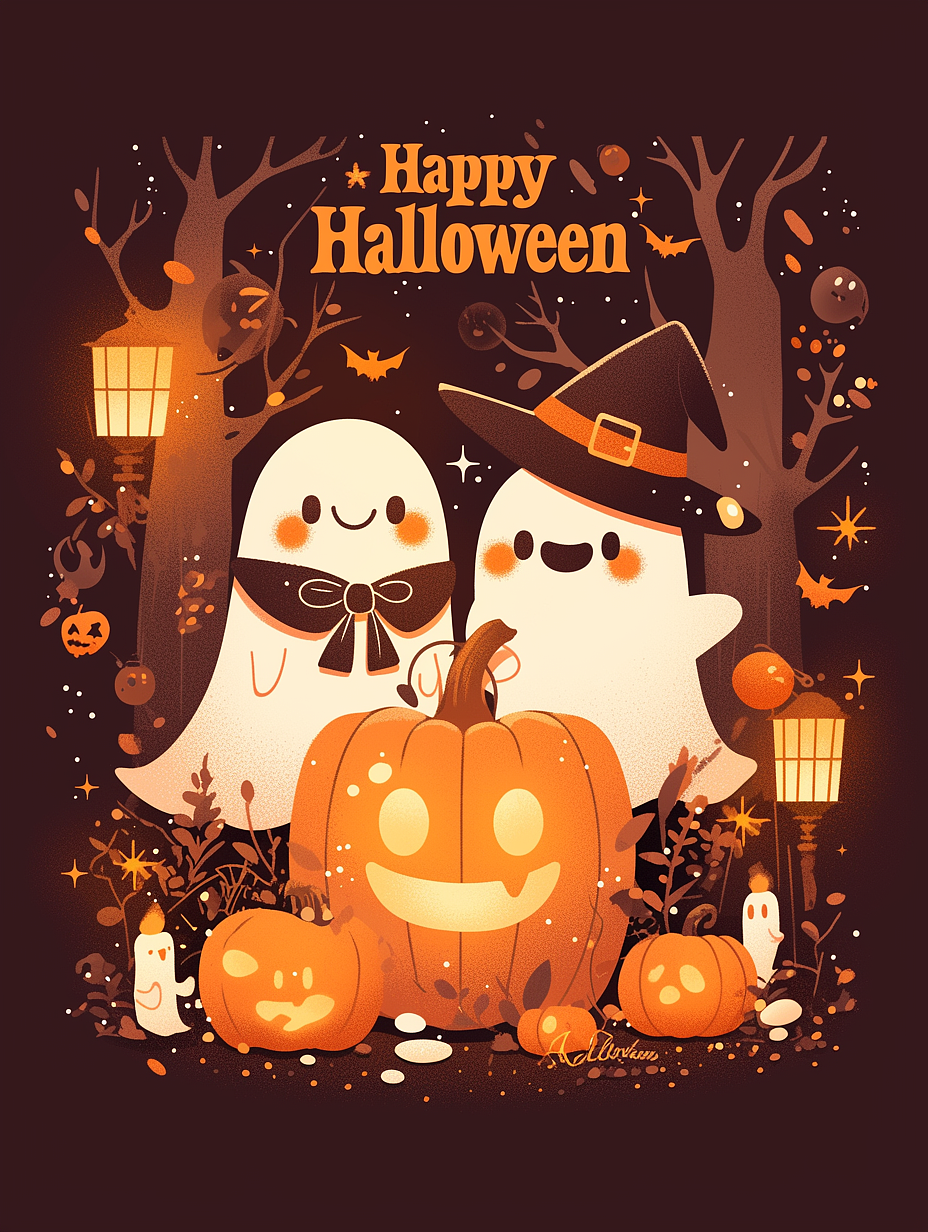 一组万圣节小鬼（图ZMzc4MzQ0ODYw） - AI作品 - 站酷设计师Kimberlyy原创素材 - 站酷ZCOOL