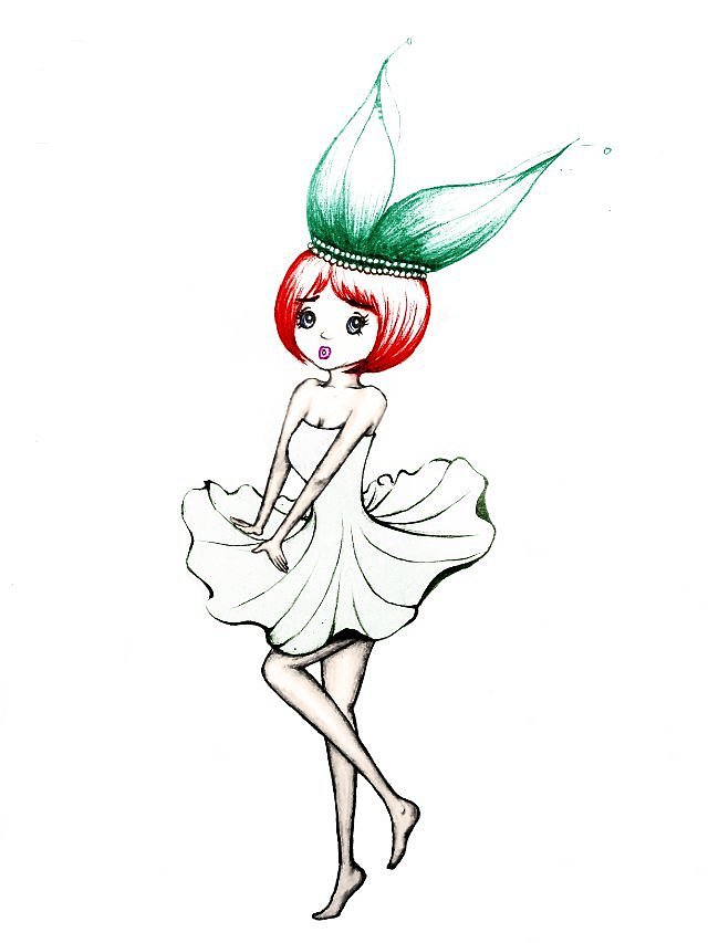 车艳杰  彩铅手绘 