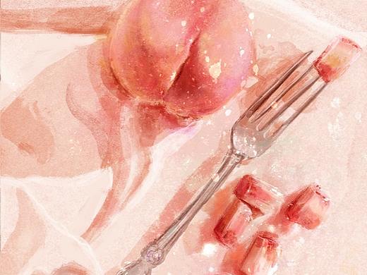 水彩桃子（个人主页-ZNjA2MTAzMDA=） - 创作习作 - 站酷设计师阿月姑娘啊原创素材 - 站酷ZCOOL