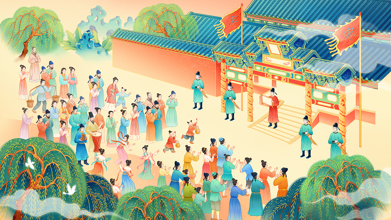 电视剧《清平乐》片头（图ZMjE2MDU5MTM2） - 栏目片头 - 站酷设计师Forever制作原创素材 - 站酷ZCOOL