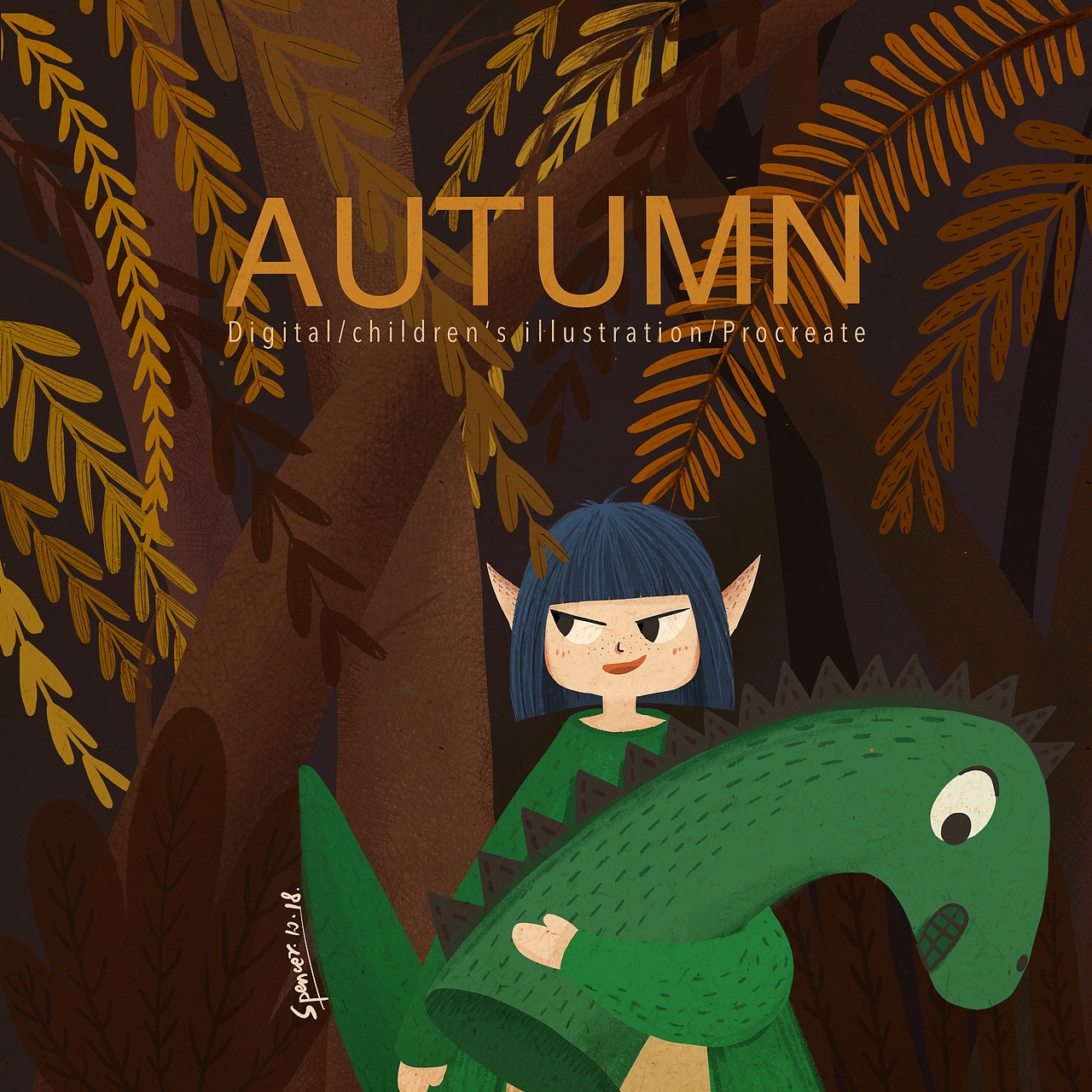 森林魔女和她的狐狸（图ZMjI5MjcyNTQw） - 儿童插画 - 站酷设计师19果粒橙原创素材 - 站酷ZCOOL