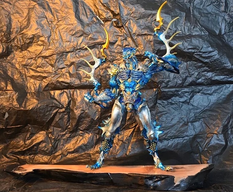 好久前涂的一款,青鬼|手工艺|手办/模玩|梵莫_原创作品-站酷zcool