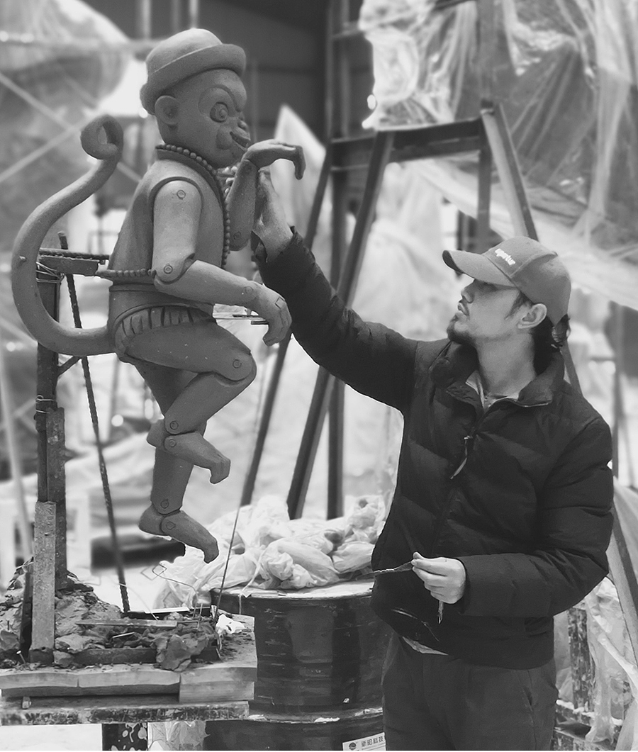 五玄土 || 龙·猫在儿子心目中到底是什么位置？！（图ZMTQ5ODIwMjg4） - 雕塑 - 站酷设计师五玄土原创素材 - 站酷ZCOOL