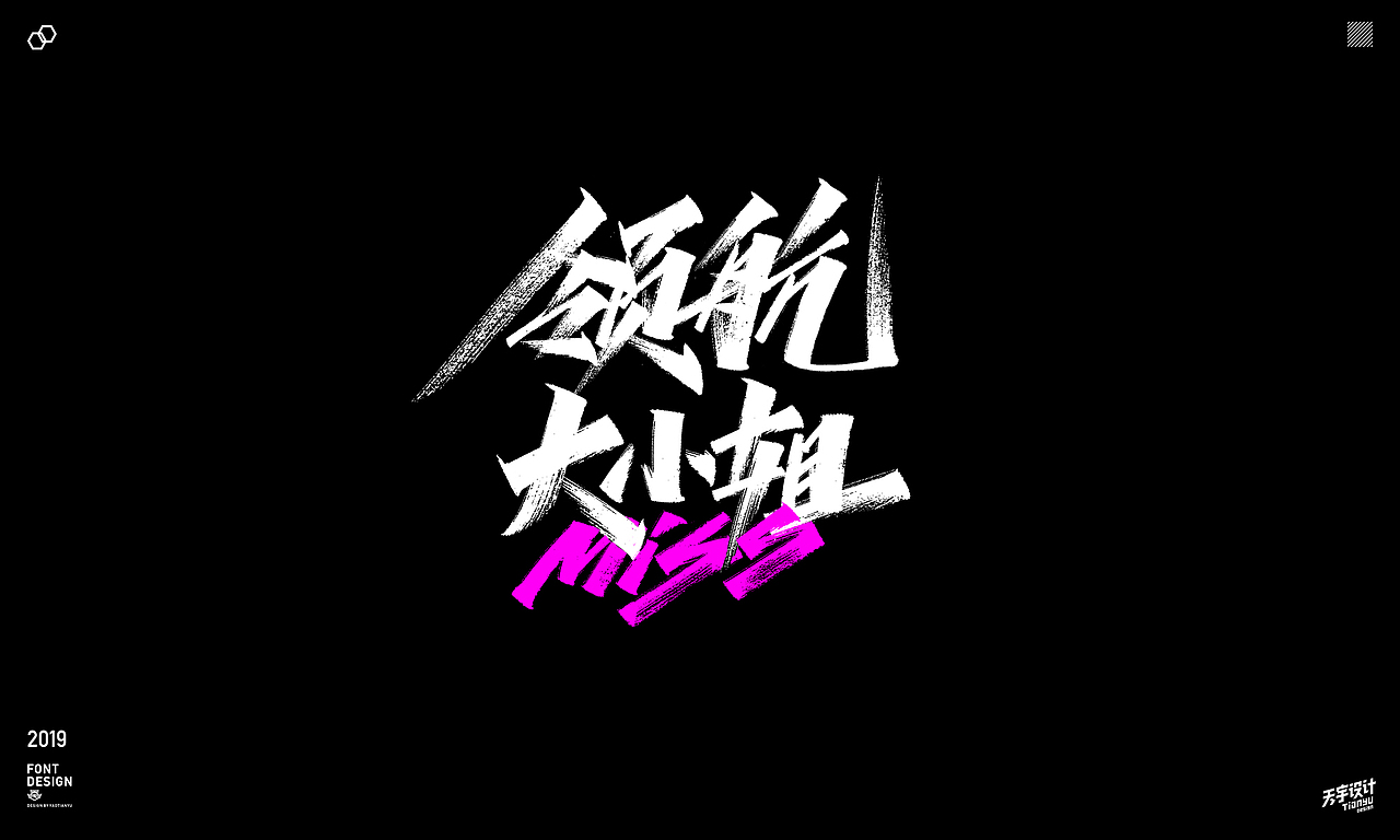 2019天宇手写集（图ZMTkyMDk4NDM2） - 字体/字形 - 站酷设计师天宇手写工作室原创素材 - 站酷ZCOOL