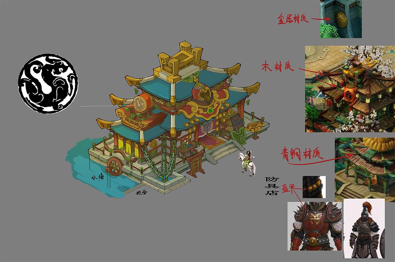 页游项目场景图（图ZOTU4NTI5MDQ=） - 游戏原画 - 站酷设计师白雀城人原创素材 - 站酷ZCOOL