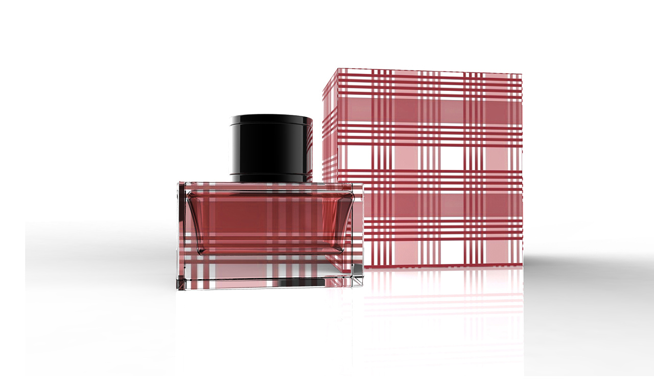 格子系列纹理(汽车香水瓶)