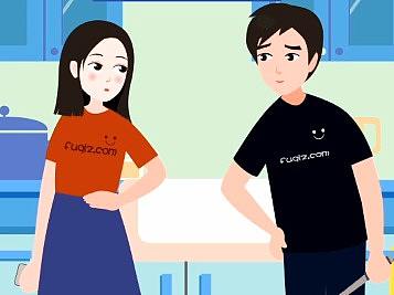 夫妻动画工作室抖音短视频原创动画制作快手搞笑动画