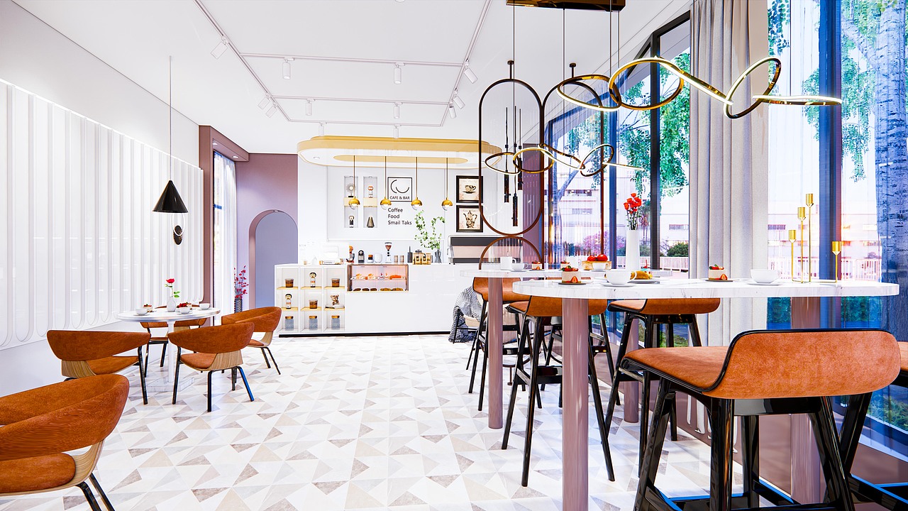 coffee shop 咖啡厅|三维|场景|深情似海终会溺亡 - 原创作品 - 站酷