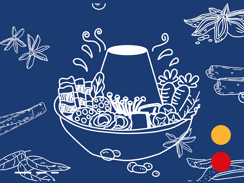 巴卤门 火锅logo vi设计