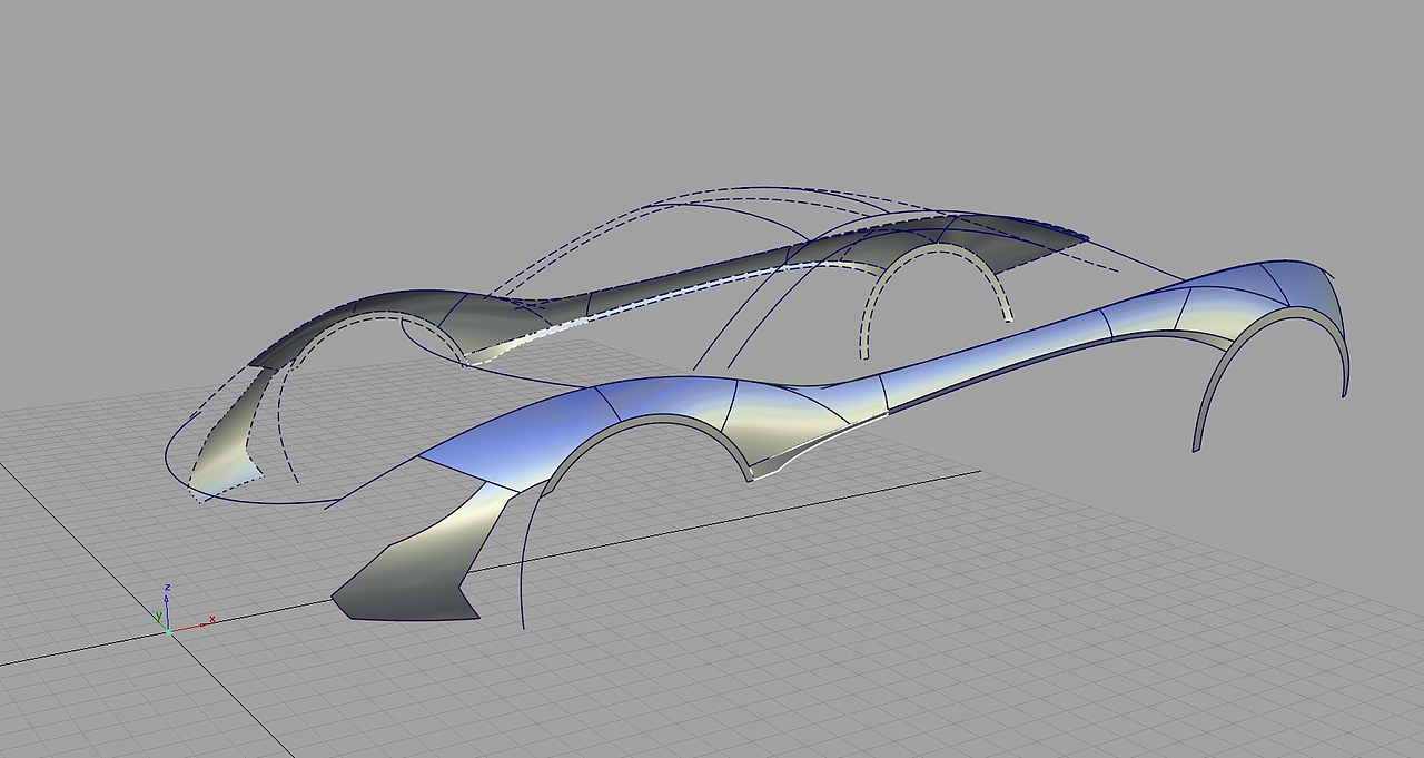 McLaren P1 Alias 建模教程（图ZOTM3OTY0ODA=） - 交通工具 - 站酷设计师Adleyou原创素材 - 站酷ZCOOL