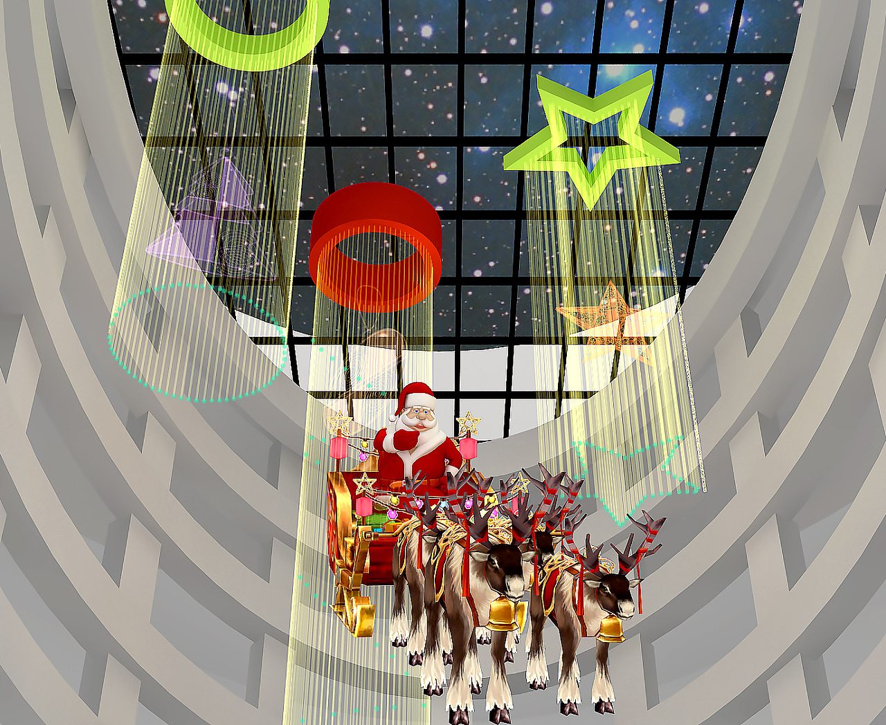 户外商场圣诞美陈dp点3d效果图设计制作|三维|其他三维|SHEJILION - 原创作品 - 站酷 (ZCOOL)