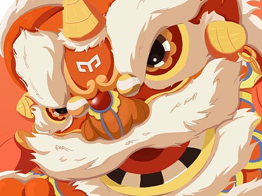 元旦插画海报