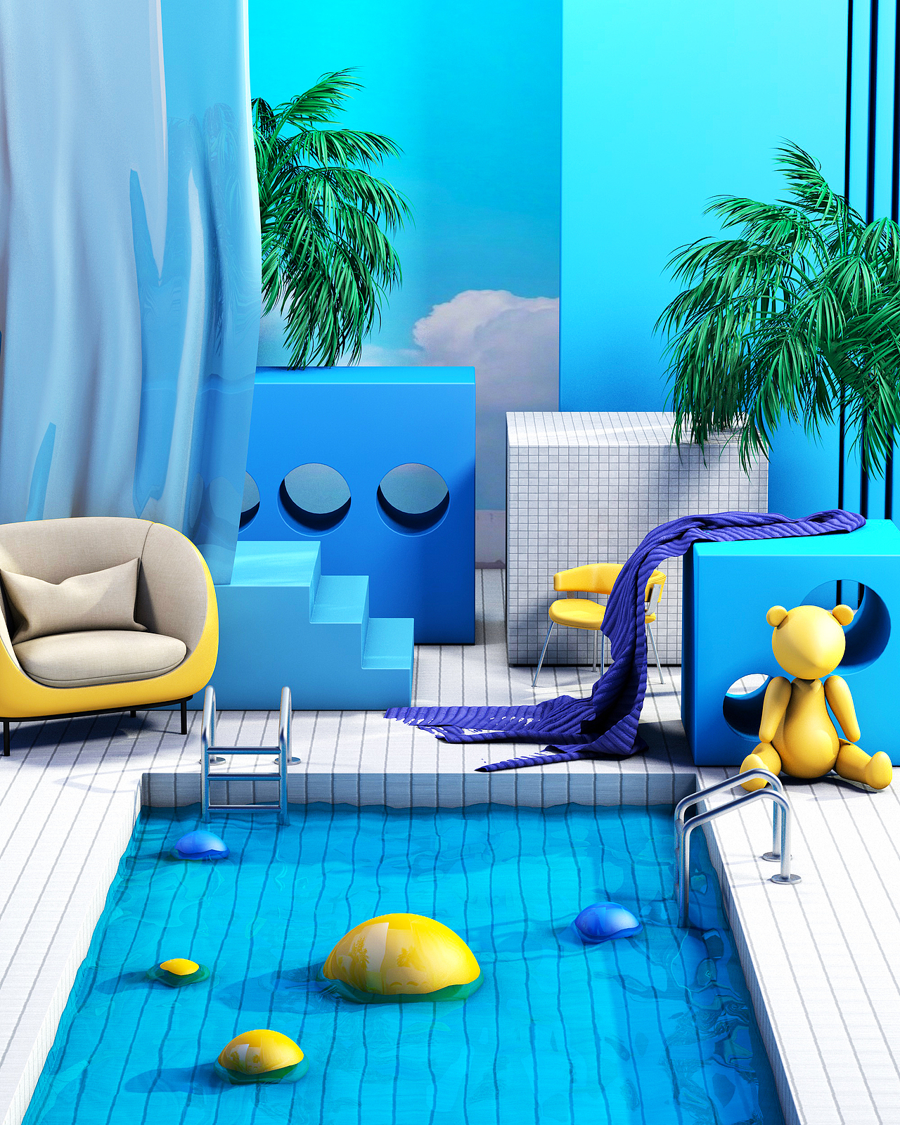 C4D-标准渲染器〔4月〕（图ZMjA2ODE2NzA0） - 其他三维 - 站酷设计师Aoure原创素材 - 站酷ZCOOL