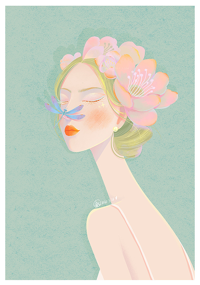 花女|插画|创作习作|小鱼七七 - 原创作品 - 站酷 (zcool)