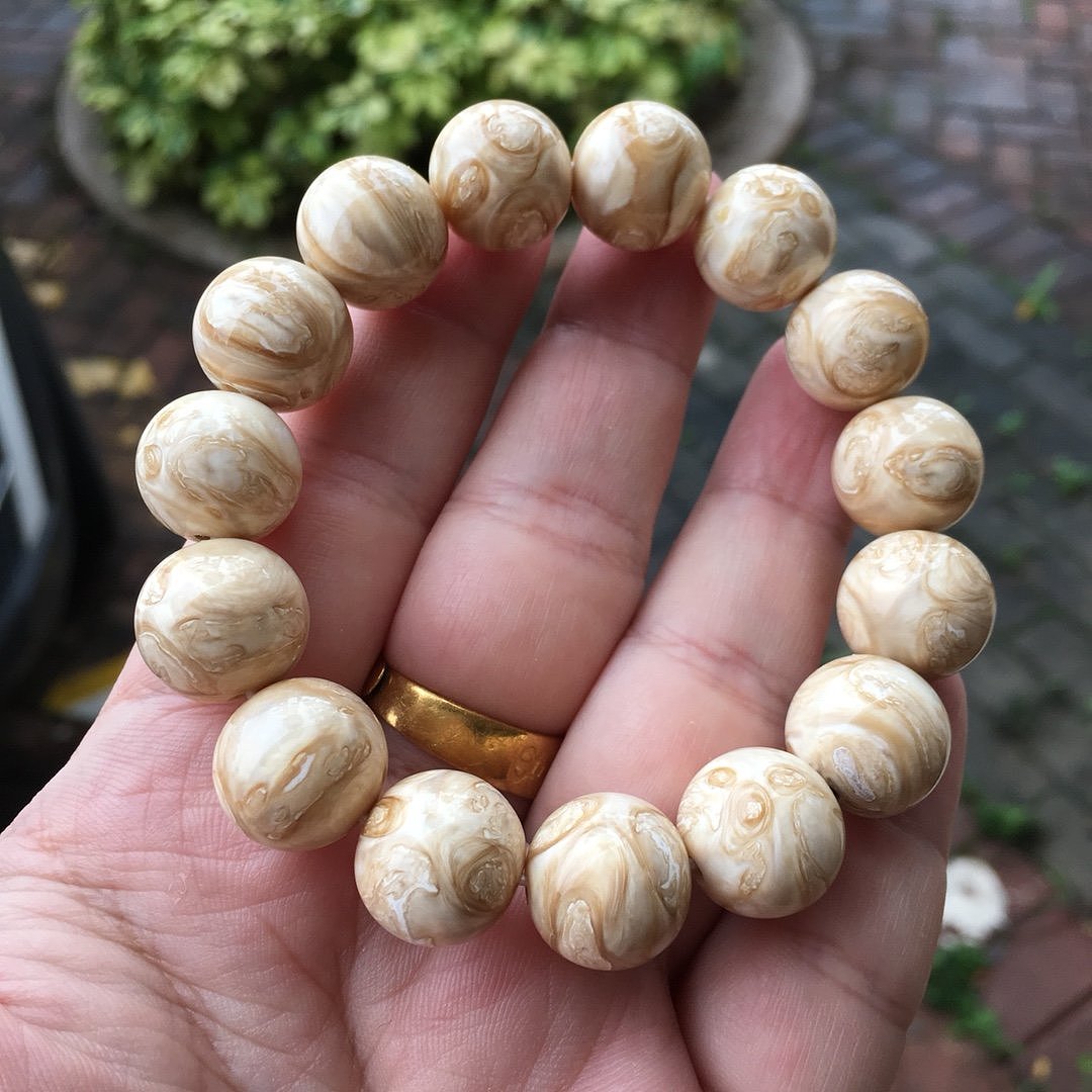 猛犸牙15mm牙髓手串（图ZMjAzODAwMDI4） - 工艺品设计 - 站酷设计师薇信mengma0756原创素材 - 站酷ZCOOL