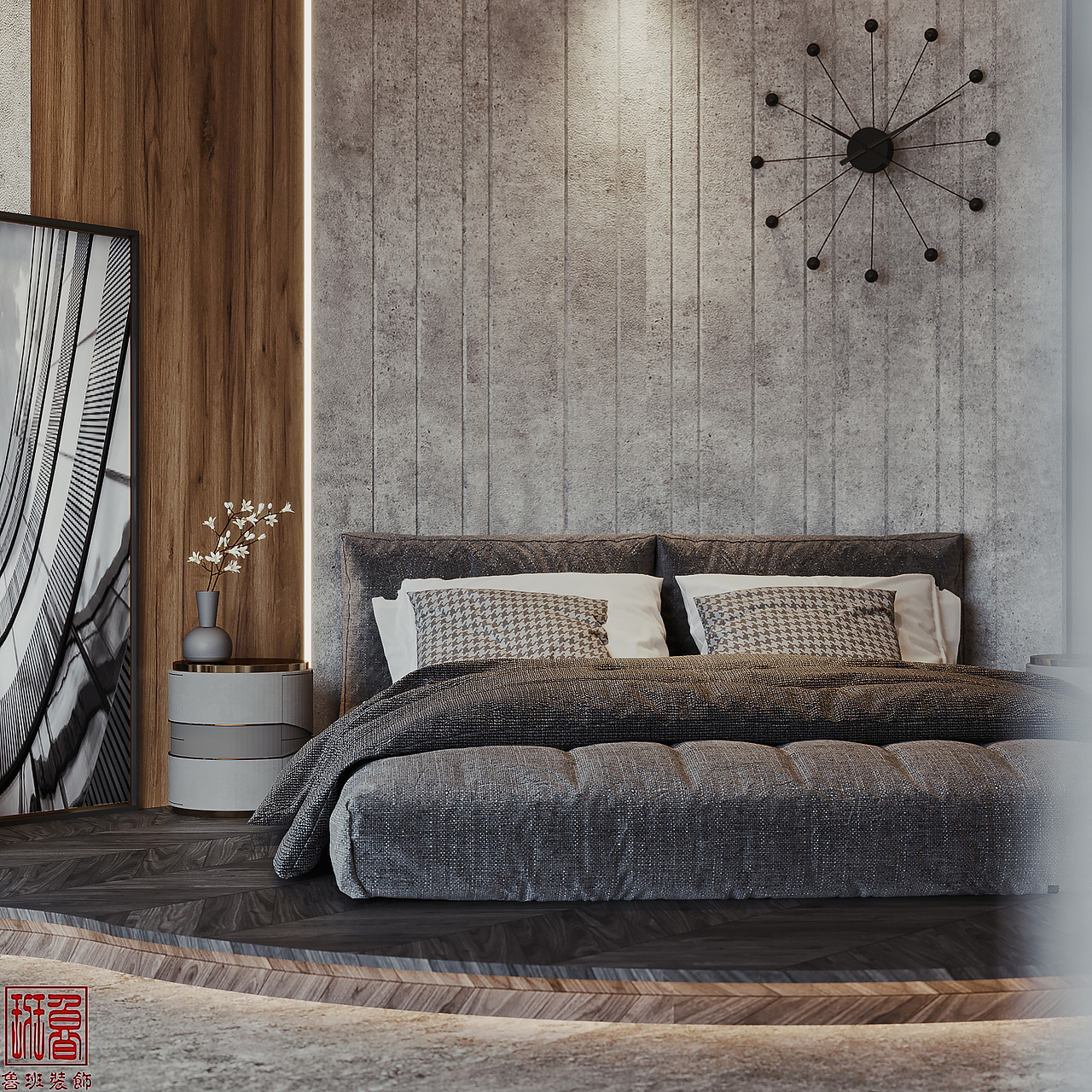 潘多磨-工业风呈现（图ZMjMxMjE2NjMy） - 家装设计 - 站酷设计师金该效果图官方账原创素材 - 站酷ZCOOL