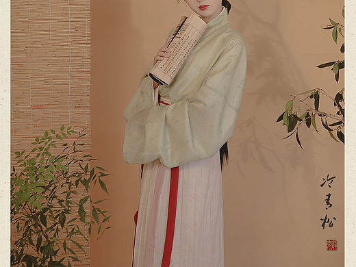 复原汉服写真 | 泉声咽危石 日色冷青松