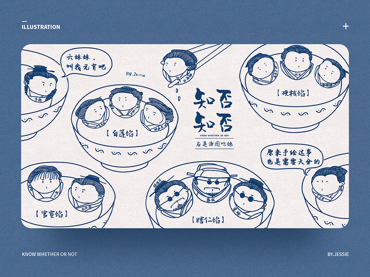 原来手绘这事也是需要天分的——《知否》元宵主题插画