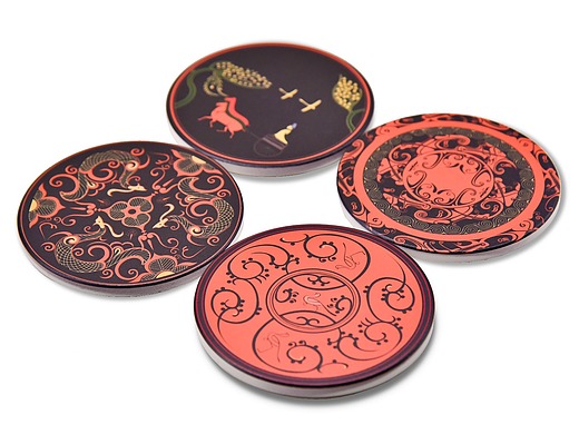 楚漆器纹饰 陶瓷杯垫工业/产品-生活用品838014楚道文化1年前纹饰艺术