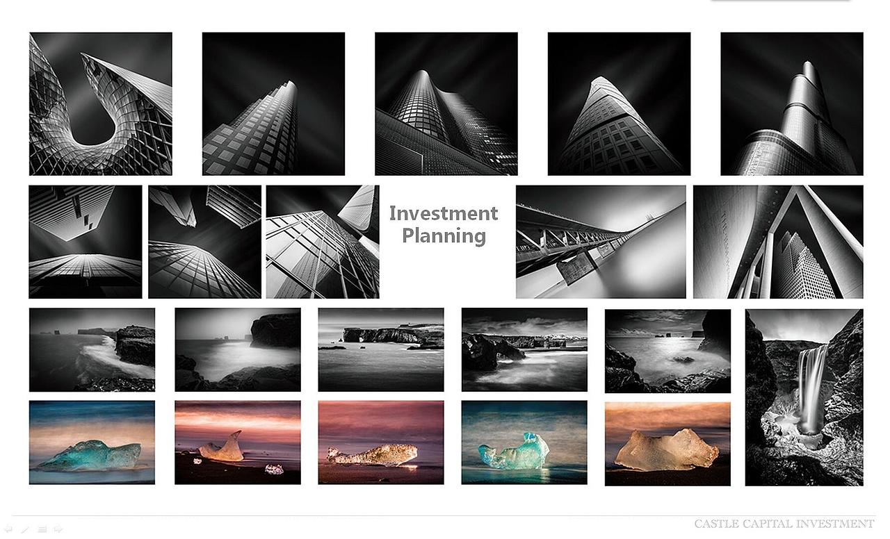 城堡投资 CASTLE INVESTMENT LOGO+PPT模板_capitanonini站酷ZCOOL