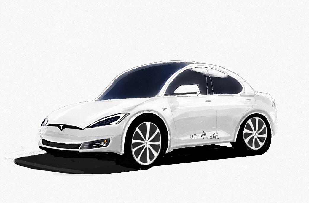 tesla|插画|创作习作|咕噜璇_原创作品-站酷zcool