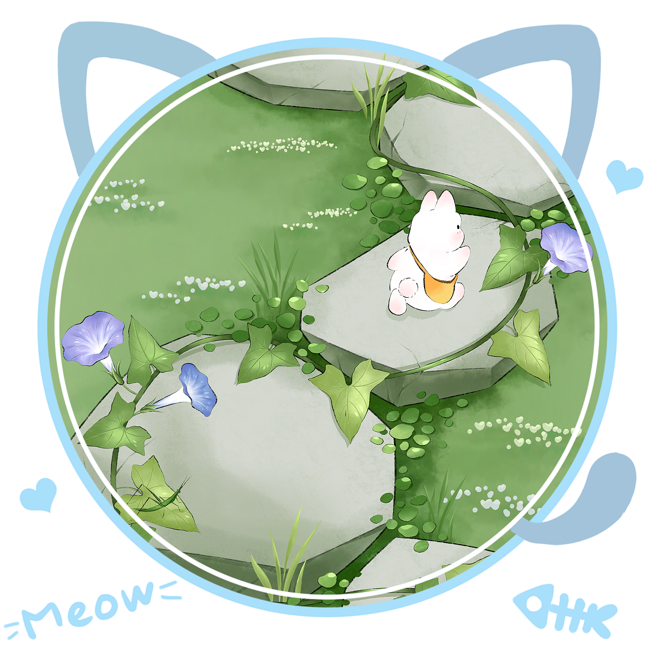 小兔子上学去啦（图ZMzY5OTEwMjEy） - 创作习作 - 站酷设计师CC_Bella原创素材 - 站酷ZCOOL