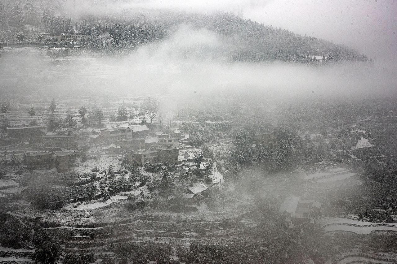 2020新年家乡的第一场雪❄️