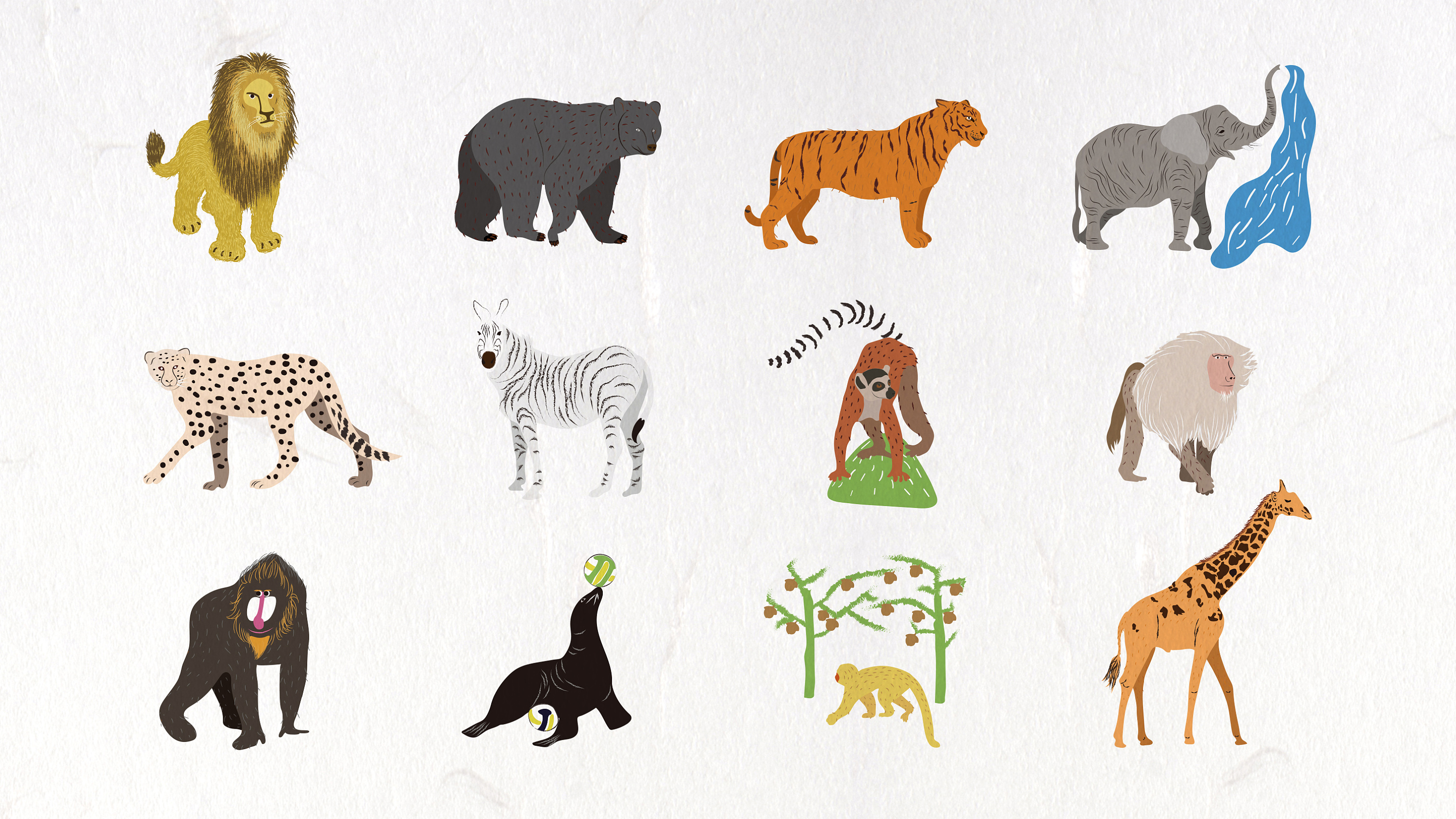 碧峰峡野生动物园视觉识别系统