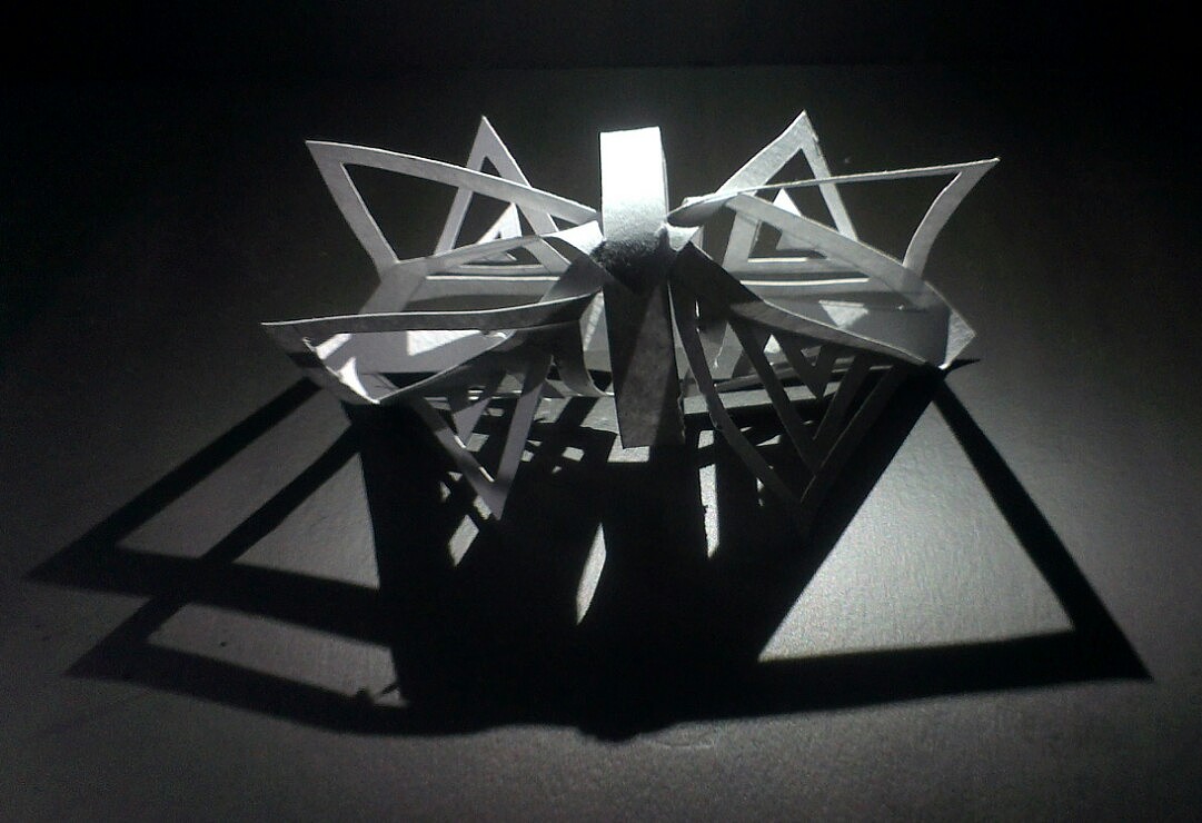 立体构成--剪纸