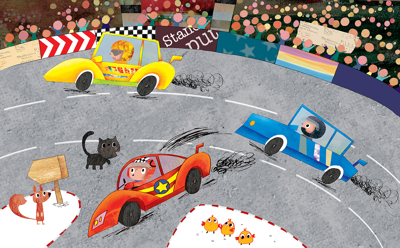 赛车（图ZNTI3NTc3ODg=） - 儿童插画 - 站酷设计师水果园子LY原创素材 - 站酷ZCOOL