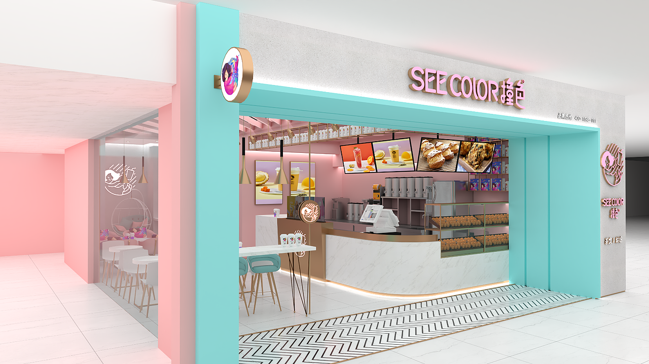 撞色-饮品连锁品牌设计全案（图ZMTUxOTU2NDQ0） - 品牌 - 站酷设计师李三口LEE原创素材 - 站酷ZCOOL