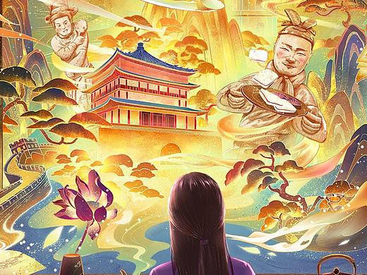 李子柒 ·三生万物 -寻味古今三周年店庆插画专题