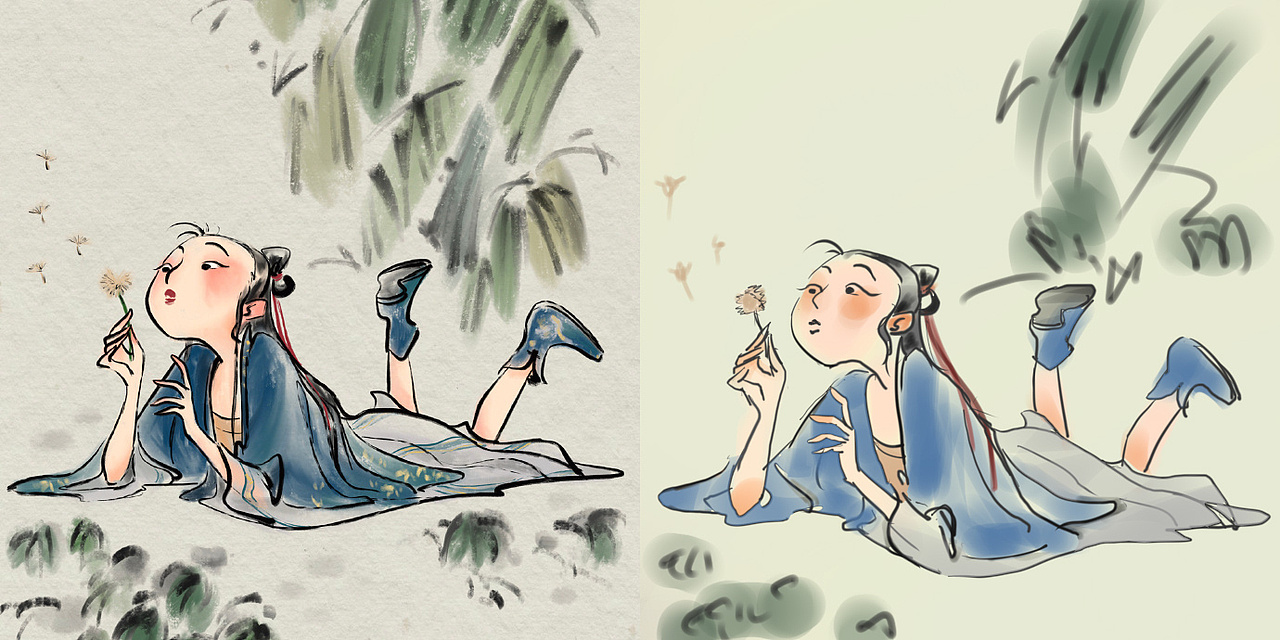 近两年板绘练习总结（野生插画师）