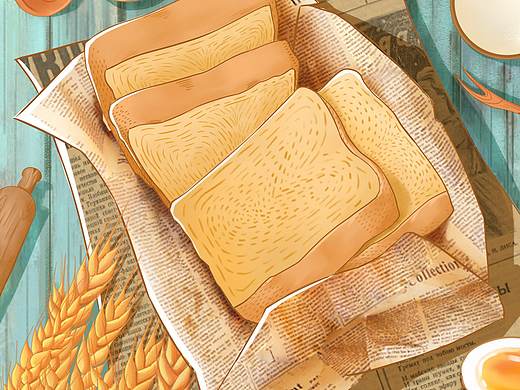 插画｜面包🍞🍞