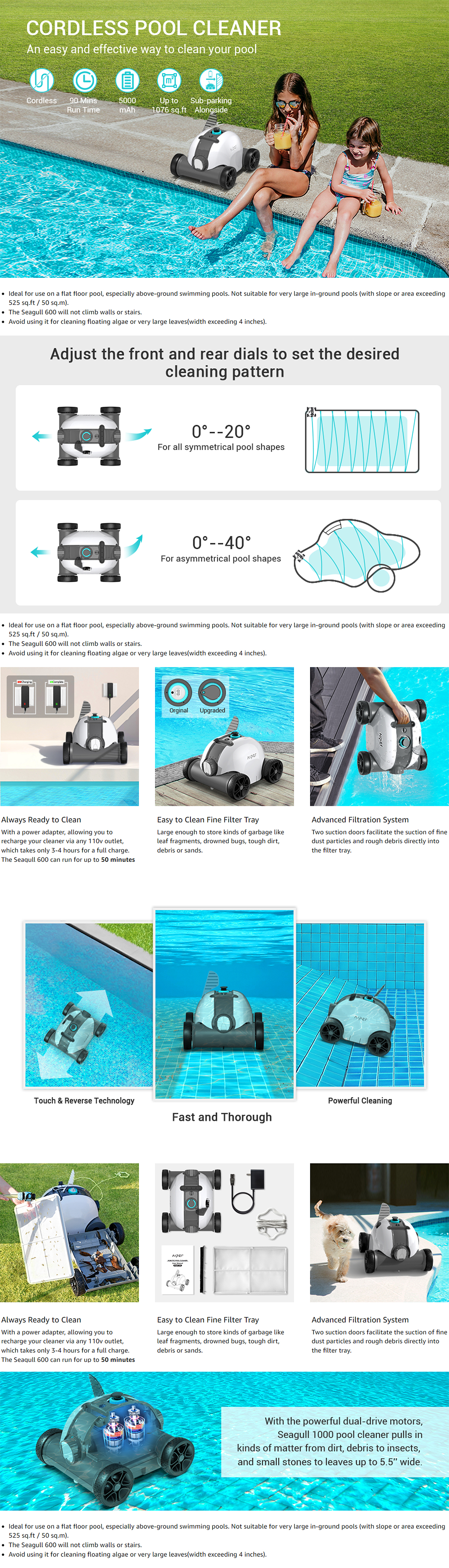 亚马逊泳池清洗机