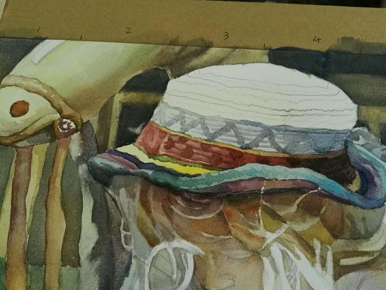 临摹《玩具马》局部