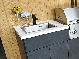 戶外廚房設(shè)計(jì)，螺絲板件拼接，原創(chuàng)專利設(shè)計(jì)。