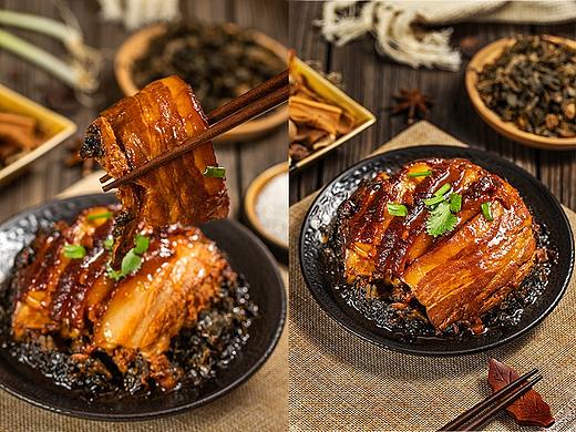 #商业摄影#电商产品拍摄 梅菜扣肉、八宝饭、面筋扣碗