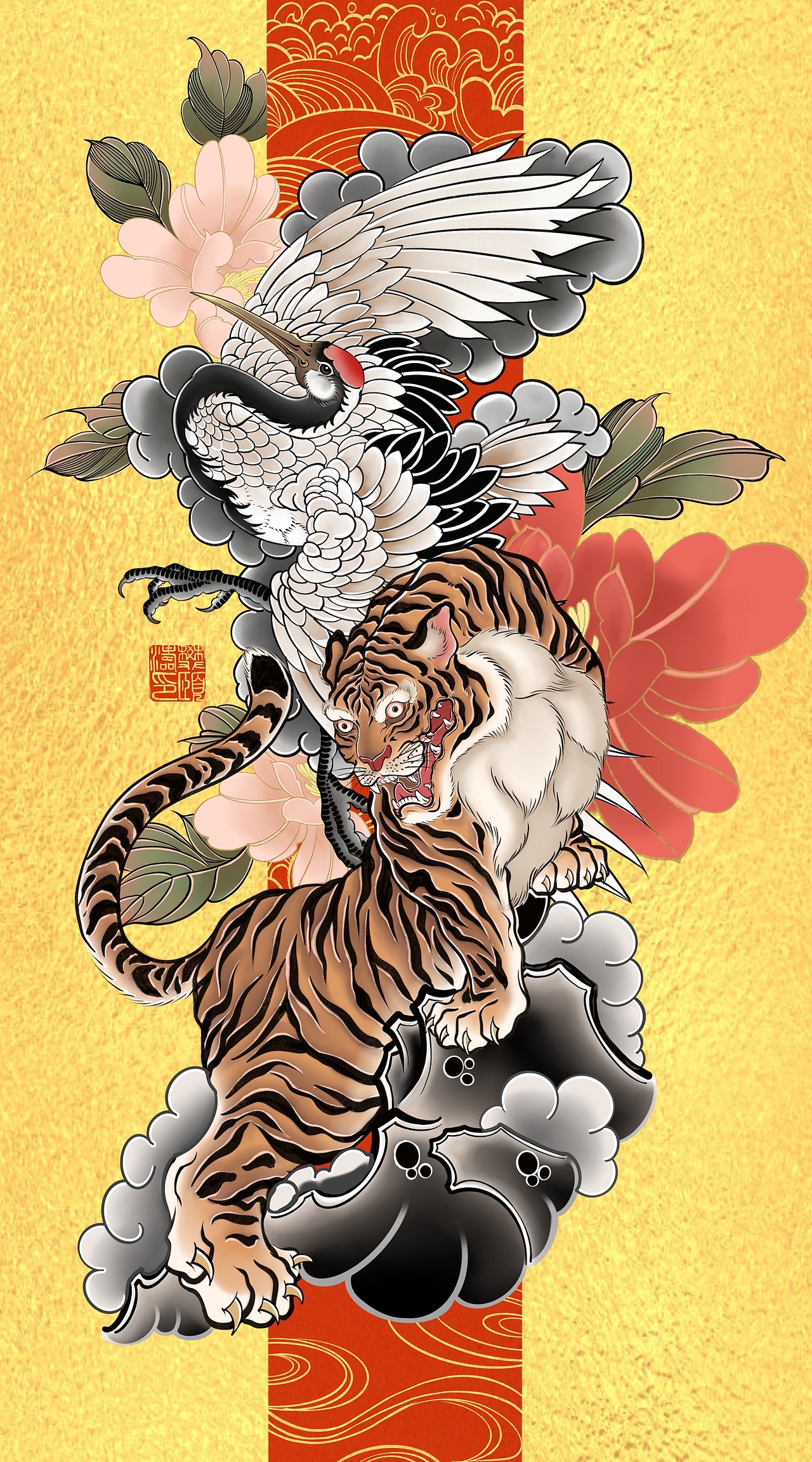 如虎添“亿”（图ZMjg1MDMzNzQw） - 商业插画 - 站酷设计师有一只小猴原创素材 - 站酷ZCOOL