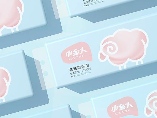 《小金人》柔肤纸巾包装