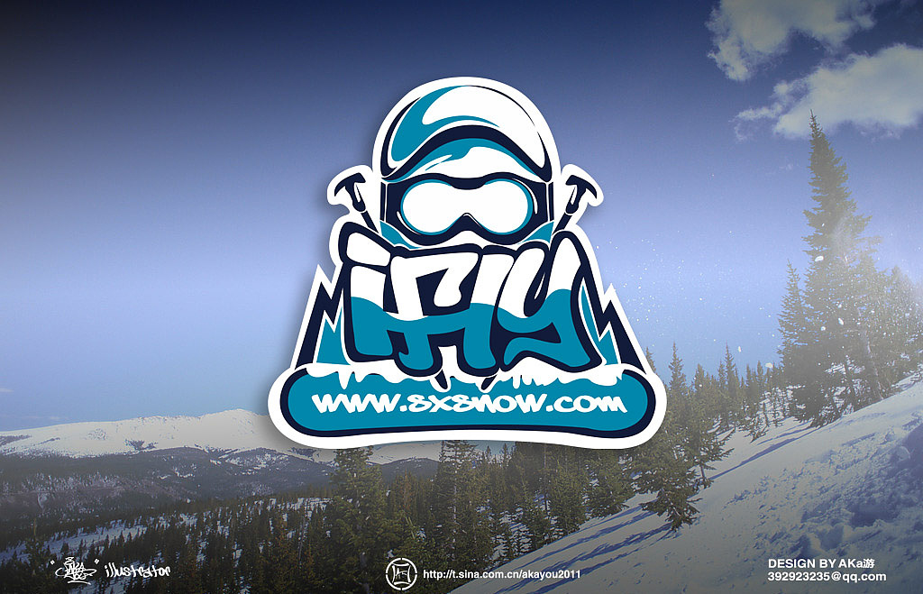 ifly太原领翔滑雪俱乐部|平面|logo|aka游 - 原创作品 - 站酷 (zcool)