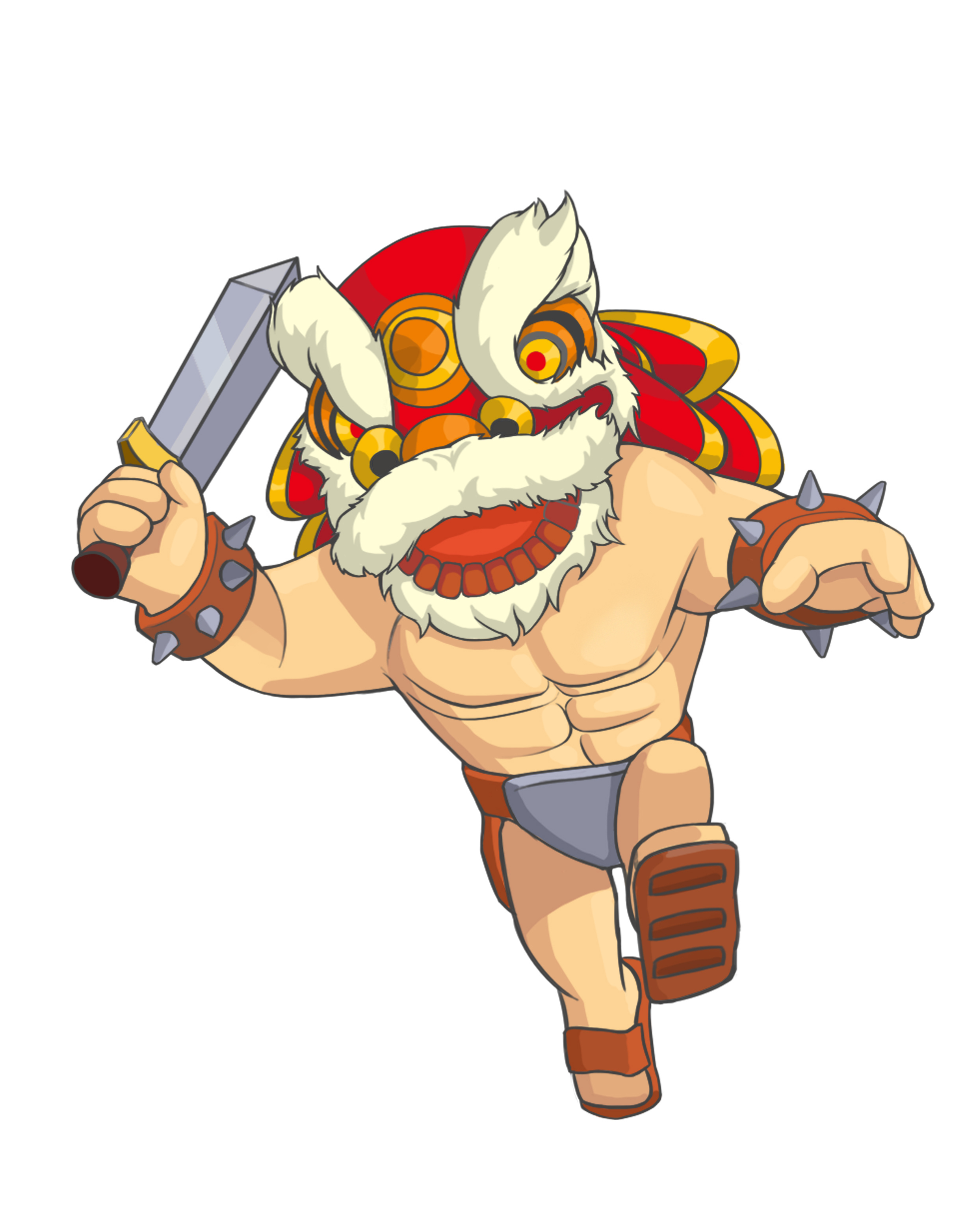 野蛮人中国风设计练习