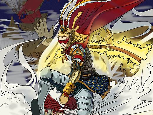 大鬧天宮（個(gè)人主頁(yè)-ZMzA5NTc3ODQ=） - 概念設(shè)定 - 站酷設(shè)計(jì)師零上壹度原創(chuàng)素材 - 站酷ZCOOL