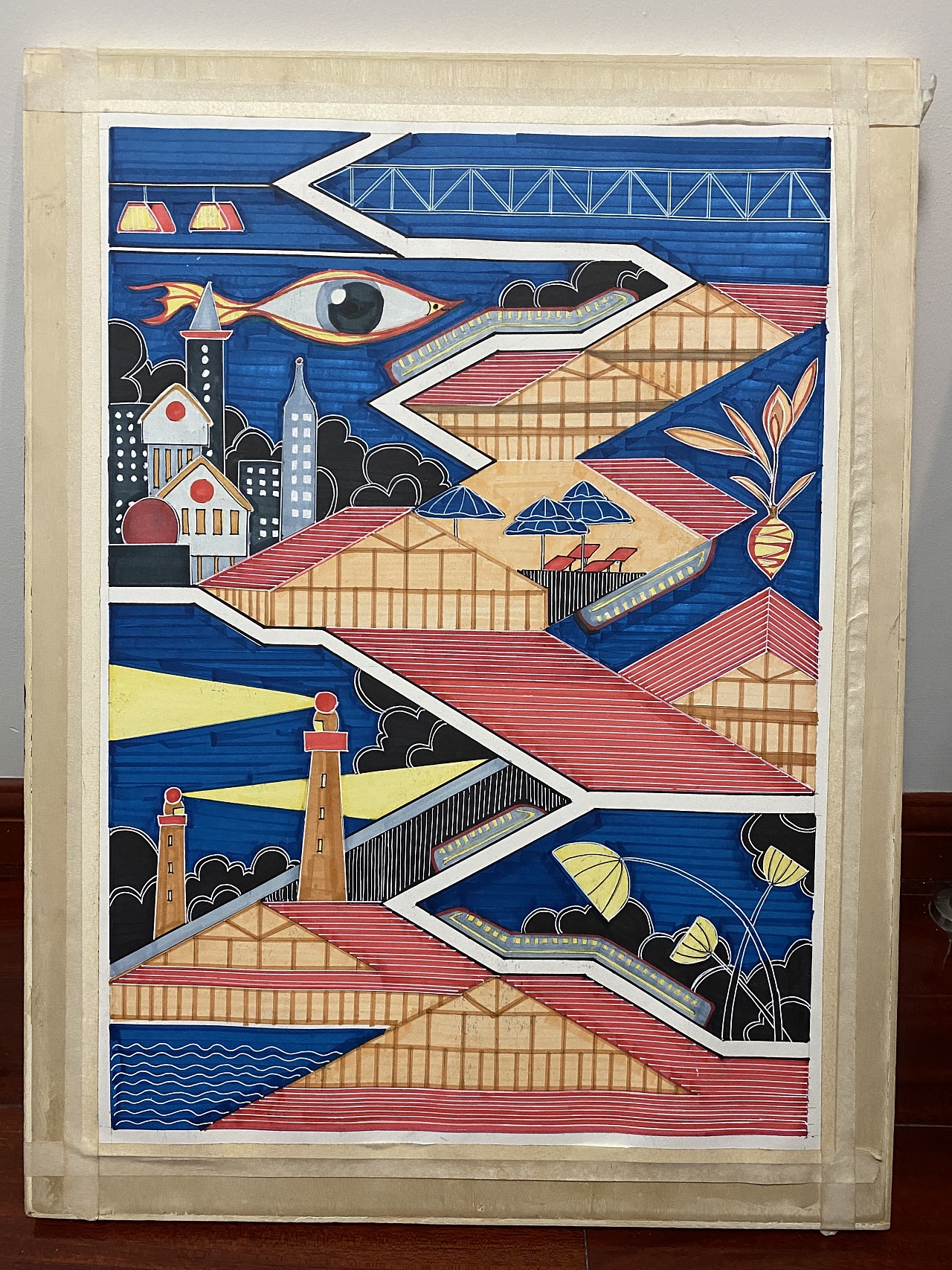 画给你的未来城市|插画|艺术插画|爱学习的小野兽 - 原创作品 - 站酷