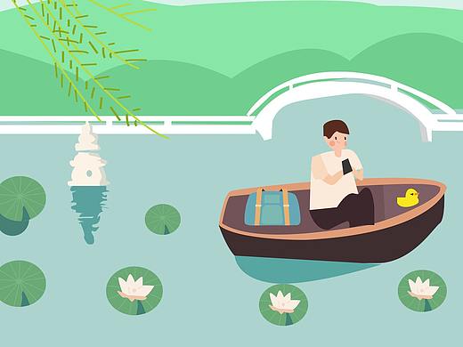 一个人孤独时候可以带上行李去旅游