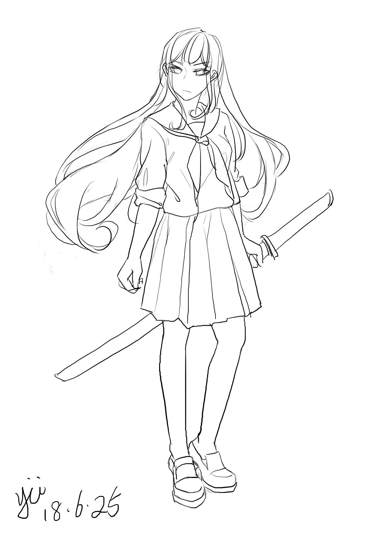 2018下半年的部分速写练习