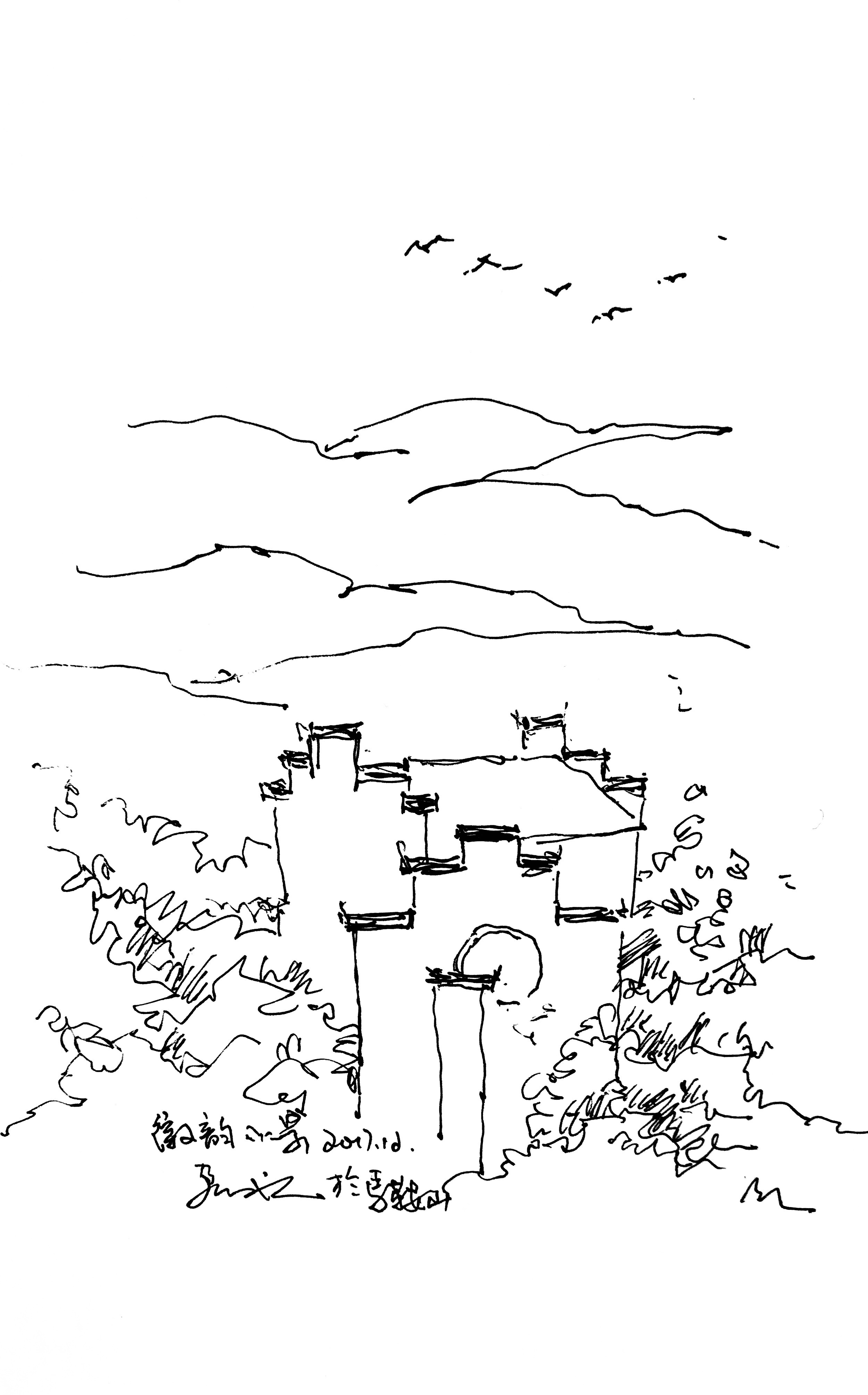 线相系列—钢笔画·意境